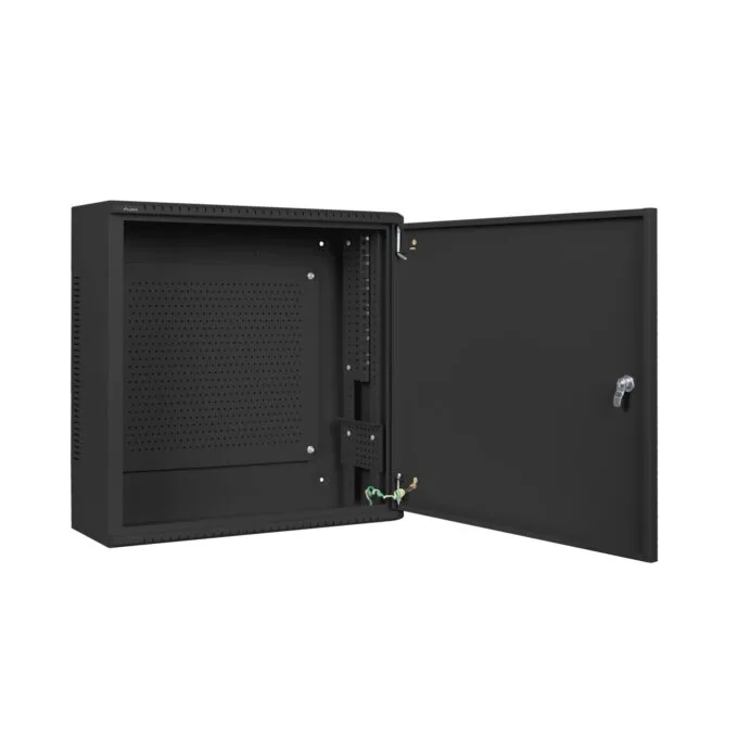 Lanberg Wall Rack - Z34159 - 19'' Low Profile 6U+3U Assembled Black — image 7