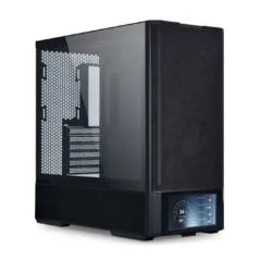 LANCOOL 207 DIGITAL Black - Micro-ATX Tower w/ 6-inch LCD, 4 Fans