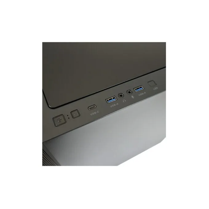 LC-Power 8000B Midi Tower PC Case Black Sound-Insulated — image 3