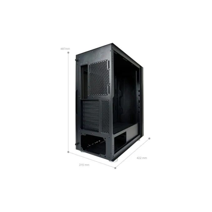 LC-Power 8000B Midi Tower PC Case Black Sound-Insulated — image 14