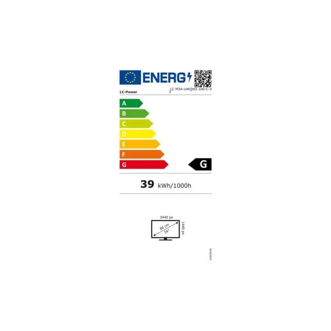 LC-Power 86.36cm (34") LC-M34-UWQHD-100-C-V3 VA+DP+HDMI — image 10