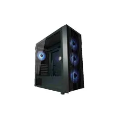LC-Power Gaming 810B Dark Crawler X ATX Case - E-ATX/mATX Black Tempered Glass 4xARGB Fans - LC-810B-ON
