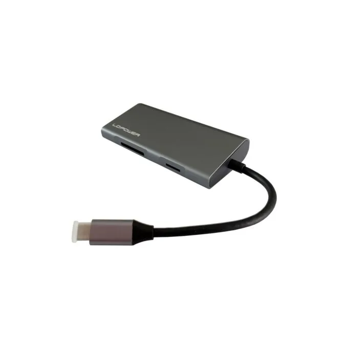 LC-Power LC-HUB-C-MULTI-5 USB-C Hub - 3xUSB-A, USB-C, HDMI, SD/MicroSD, LAN — image 2