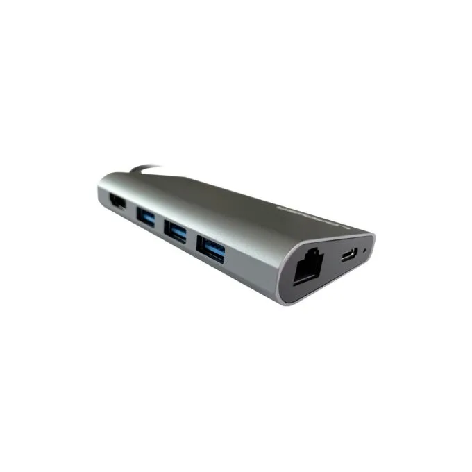 LC-Power LC-HUB-C-MULTI-5 USB-C Hub - 3xUSB-A, USB-C, HDMI, SD/MicroSD, LAN — image 3