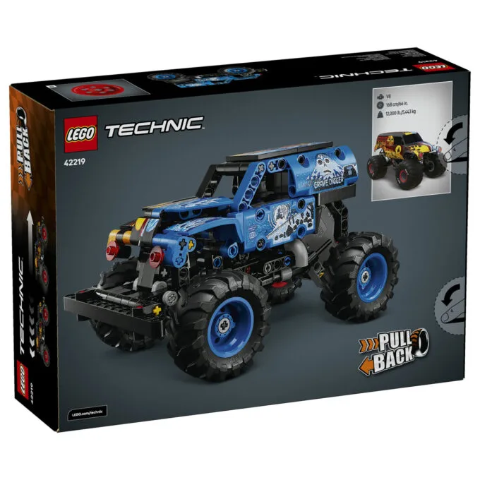 LEGO 42219 Technic Monster Jam Grave Digger Feuer und Eis — image 3