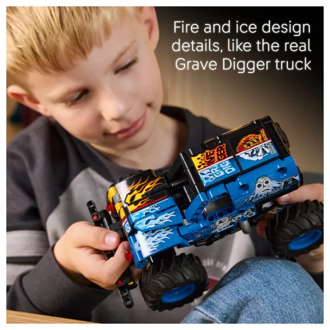 LEGO 42219 Technic Monster Jam Grave Digger Feuer und Eis — image 23