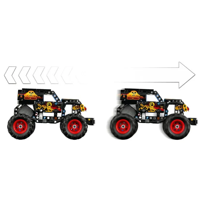 LEGO 42219 Technic Monster Jam Grave Digger Feuer und Eis — image 10
