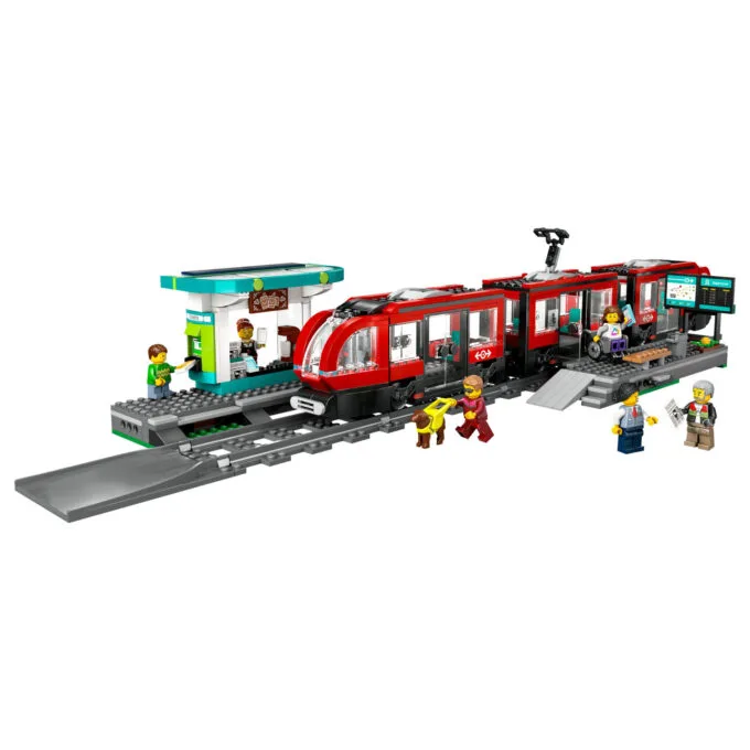 LEGO 60423 City Straßenbahn mit Haltestelle — image 2