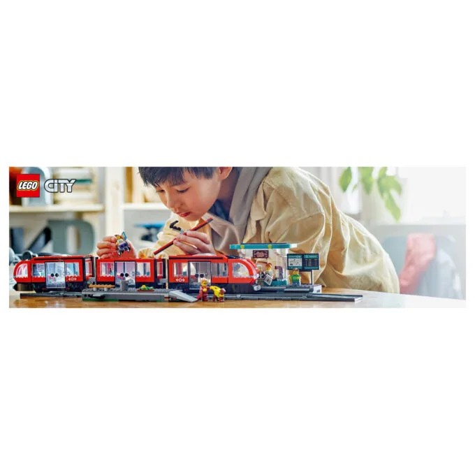 LEGO 60423 City Straßenbahn mit Haltestelle — image 15
