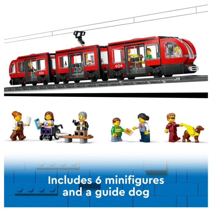 LEGO 60423 City Straßenbahn mit Haltestelle — image 21