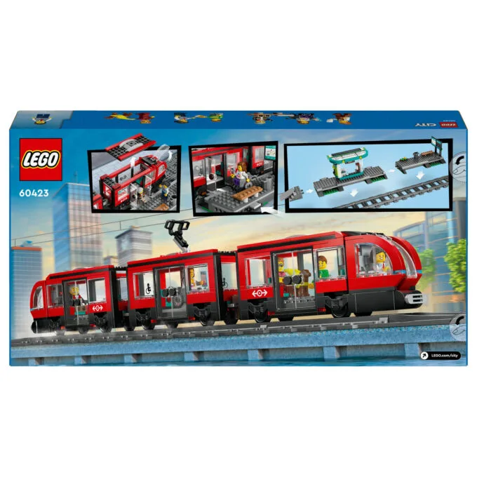 LEGO 60423 City Straßenbahn mit Haltestelle — image 24