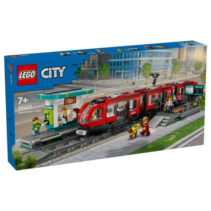 LEGO 60423 City Straßenbahn mit Haltestelle — image 25
