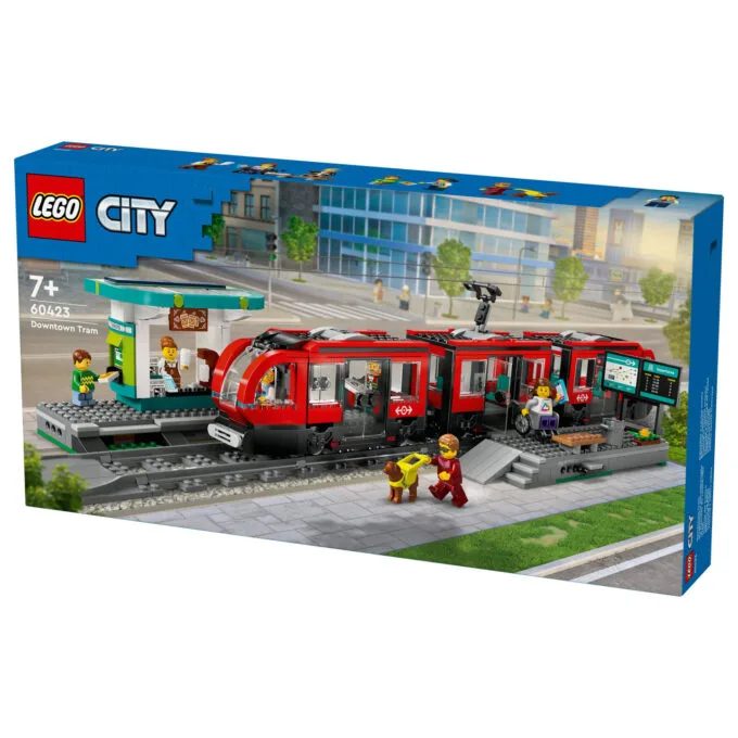 LEGO 60423 City Straßenbahn mit Haltestelle — image 26