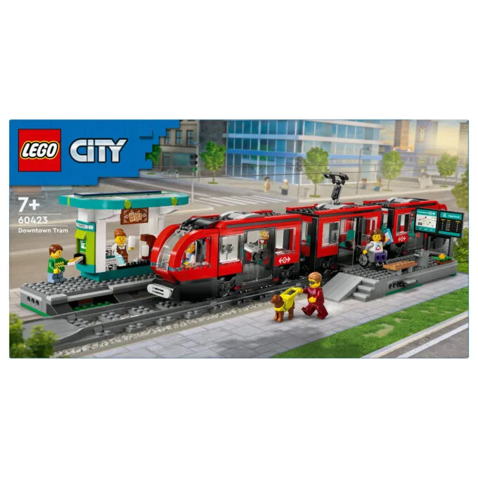 LEGO 60423 City Straßenbahn mit Haltestelle — image 27