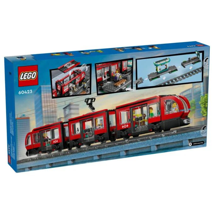 LEGO 60423 City Straßenbahn mit Haltestelle — image 28