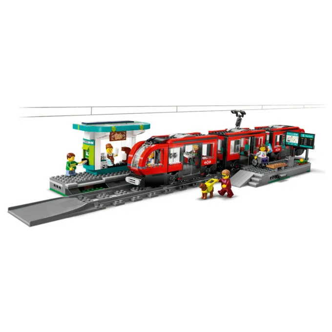 LEGO 60423 City Straßenbahn mit Haltestelle — image 6