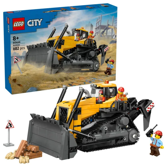 LEGO 60466 City Gelber Bulldozer mit Frontlader — image 3