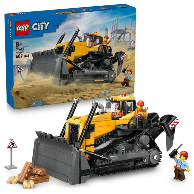 LEGO 60466 City Gelber Bulldozer mit Frontlader — image 4