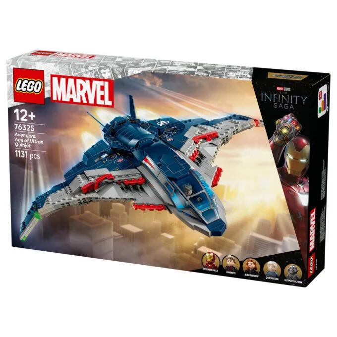 LEGO 76325 Marvel Super Heroes Avengers: Age of Ultron Quinjet — image 3