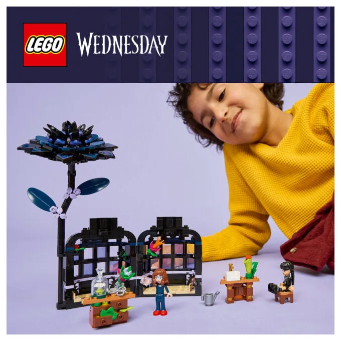 LEGO 76784 Wednesday Schwarze Dahlie — image 18