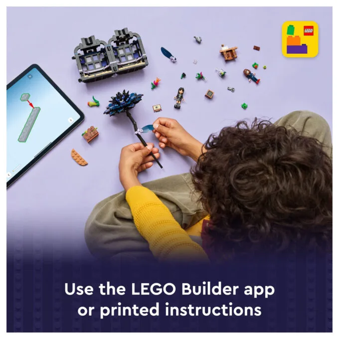 LEGO 76784 Wednesday Schwarze Dahlie — image 26