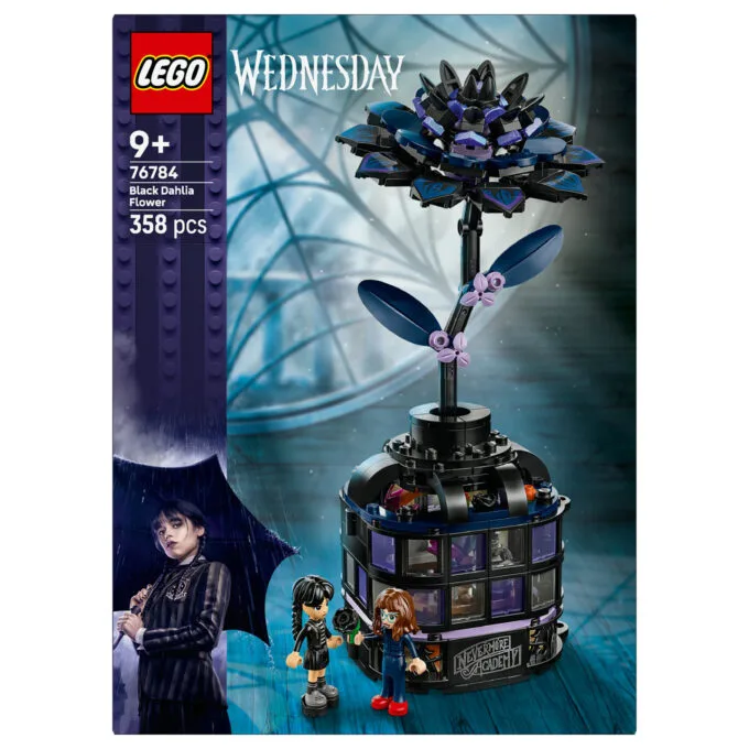 LEGO 76784 Wednesday Schwarze Dahlie — image 4