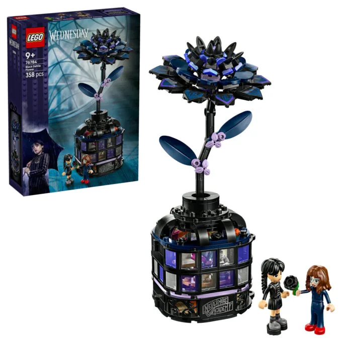 LEGO 76784 Wednesday Schwarze Dahlie — image 6