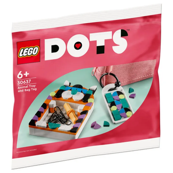 LEGO Dots Polybag-Tier-Ablageschale PolybagTierAblageschale & Taschenanhänger(30637) — image 4