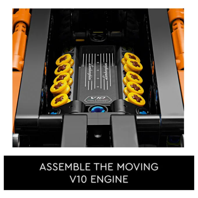 LEGO Technic 42196 Lamborghini Huracán Tecnica Orange — image 18
