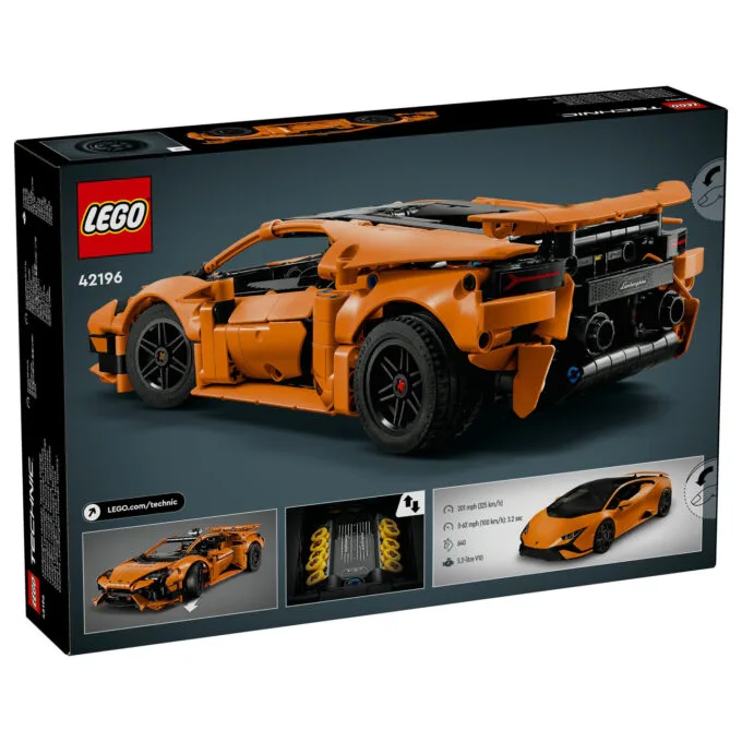 LEGO Technic 42196 Lamborghini Huracán Tecnica Orange — image 27
