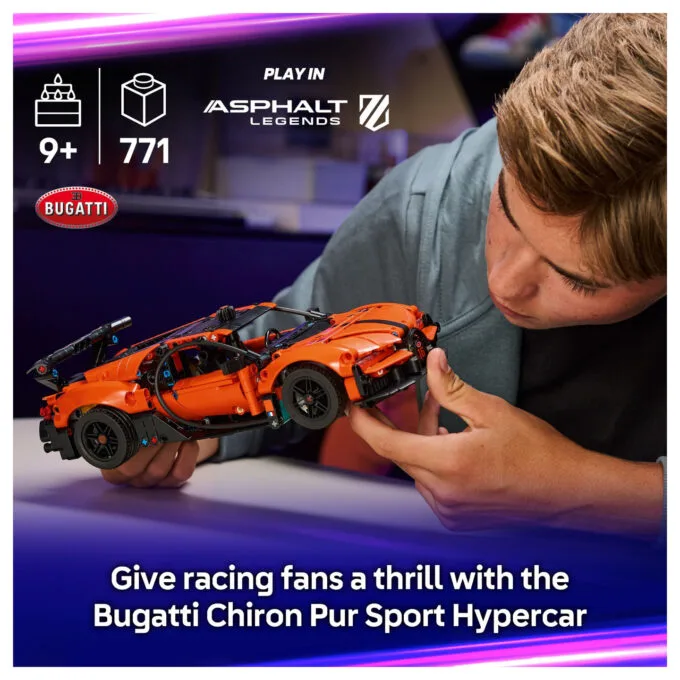 LEGO Technic 42222 Bugatti Chiron Pur Sport Hypercar — image 18