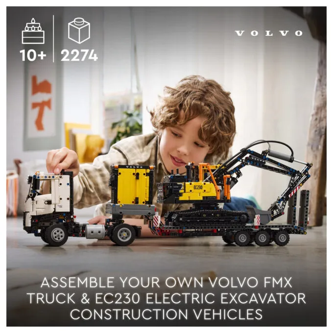 LEGO Technic Volvo FMX LKW mit EC230 Electric Raupenbagger 42175 — image 19