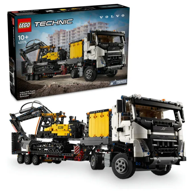 LEGO Technic Volvo FMX LKW mit EC230 Electric Raupenbagger 42175 — image 9