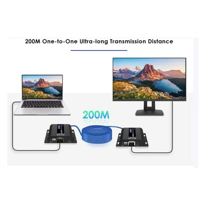Lenkeng HDMI Extender Over IP - LKV483 - 4K60Hz 120m 1G IR — image 4