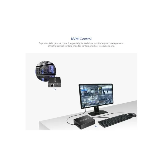Lenkeng KVM HDMI Extender over Ethernet - LKV372KVM-P - 4K30Hz 70m — image 7