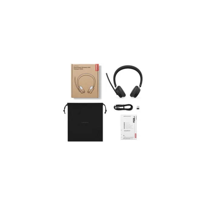 LENOVO Dual-Mode Wireless ANC Headset 6550 USB-A Teams — image 10