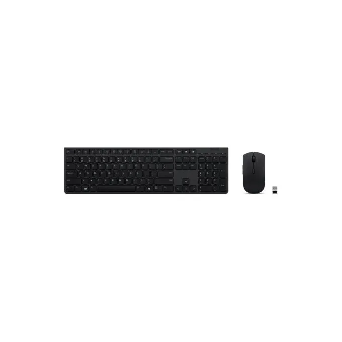 Lenovo +Maus Wireless Keyboard & Mouse - Professional Rechargeable Combo — image 1