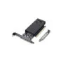 Lenovo NVIDIA RTX A400 - 4GB GDDR6 - Black, 4x mini DisplayPort, PCIe 4.0 x8, 768 CUDA cores