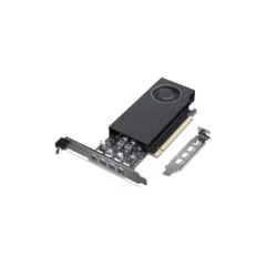 Lenovo RTX A1000 - 4X61Q73041 - 8GB GDDR6, 4x miniDP, PCIe 4.0 x8, Black