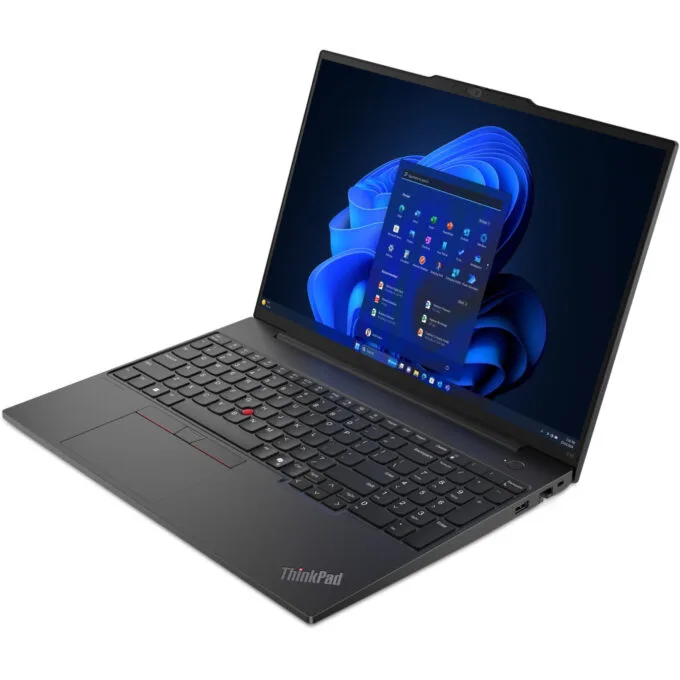 Lenovo ThinkPad E16 Gen 2 Ryzen 5 7535HS 16GB DDR5 512GB SSD 16" WUXGA Radeon 660M Win11 Pro Black — image 2