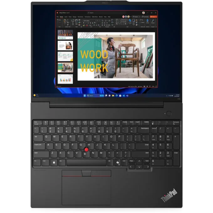 Lenovo ThinkPad E16 Gen 2 Ryzen 5 7535HS 16GB DDR5 512GB SSD 16" WUXGA Radeon 660M Win11 Pro Black — image 17