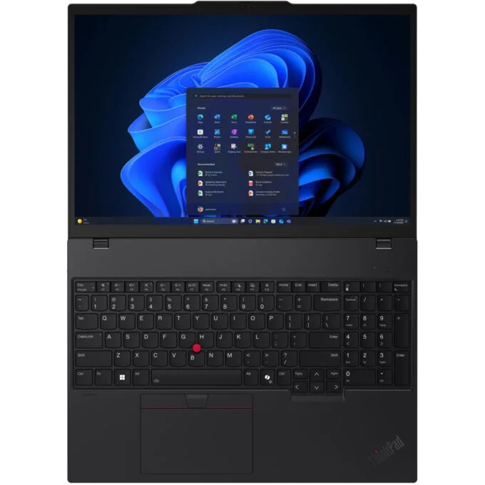 Lenovo ThinkPad T16 Gen 4 - CU7-255U - Black, 32GB DDR5, 1TB PCIe4 SSD, Intel Core Ultra 7 up to 5.2GHz, 16in WUXGA — image 8