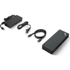 Lenovo ThinkPad Universal Thunderbolt 4 Smart Dock - 135W - Black, 4xUSB-A, 1xUSB-C, HDMI 2.1 + 2×DP