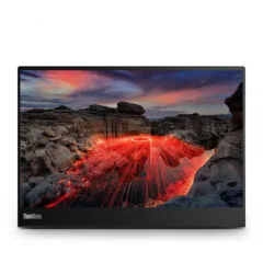 Lenovo ThinkVision M14t Gen 2 - 14" 2.2K (2240x1400) IPS Multi-Touch Portable Monitor - Raven Black, 65W PD, 60Hz