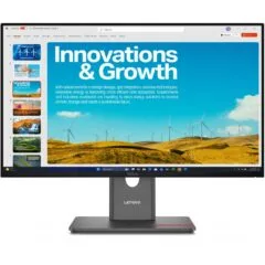 Lenovo ThinkVision - P24QD-40 - 23.8-inch QHD HDMI DP USB-C DOC