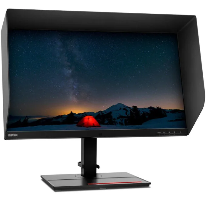 Lenovo ThinkVision P27u-20 - 27" 4K UHD IPS Monitor - Black, USB-C Hub, HDMI, DP, DisplayHDR 400 — image 10