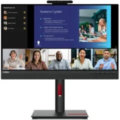 Lenovo ThinkVision T24v-30 23.8" FHD IPS 75Hz Monitor Webcam Speakers