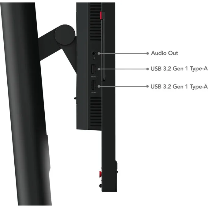 Lenovo ThinkVision T24v-30 23.8" FHD IPS 75Hz Monitor Webcam Speakers — image 10
