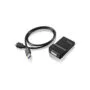 Lenovo USB 3.0 to DVI VGA Monitor Adapter - Adapter - Digital Daten. Digital Display Video 0.7 m - Schwarz
