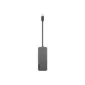 Lenovo USB-C to 4x USB-A Hub - 4X90X21427 - Grey, USB 3.2 Gen2 Host, 4x USB 3.2 Gen1 Ports
